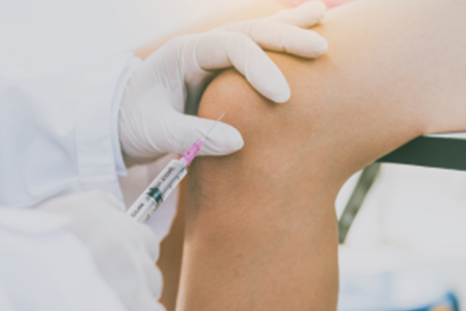 Patient treatment with steroid injection