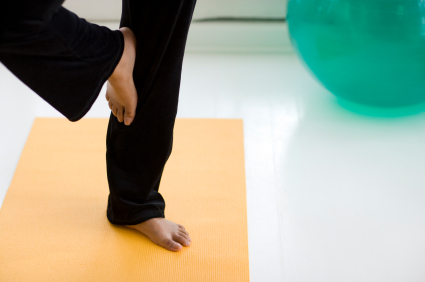 Pilates class.